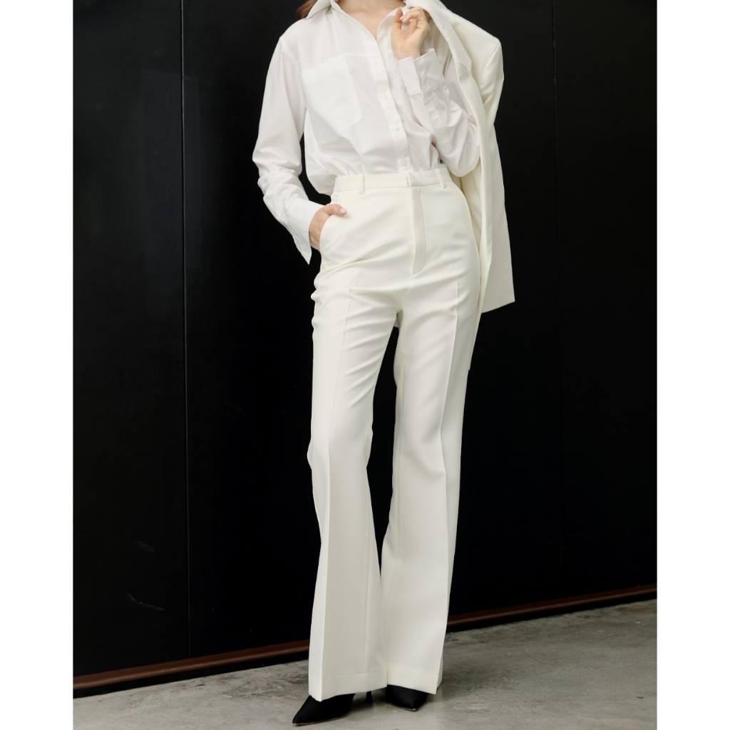 Genesis- Flare Pants กางเกงขายาวเอวสูง ทรงขาม้า