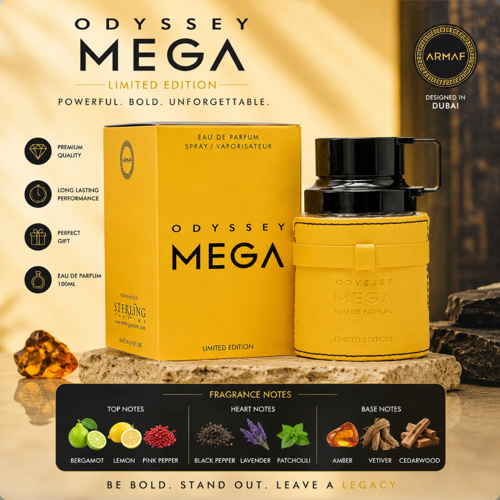Armaf Odyssey Mega Limited Edition EDP 100ml น้ำหอมผู้ชาย กลิ่น Citrus Woody ติดทนนาน Luxury Perfume
