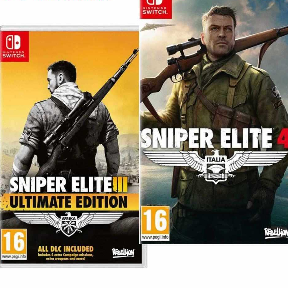 nintendo switch sniper elite 4 / sniper elite 3 ultimate edition ( english zone 2 )
