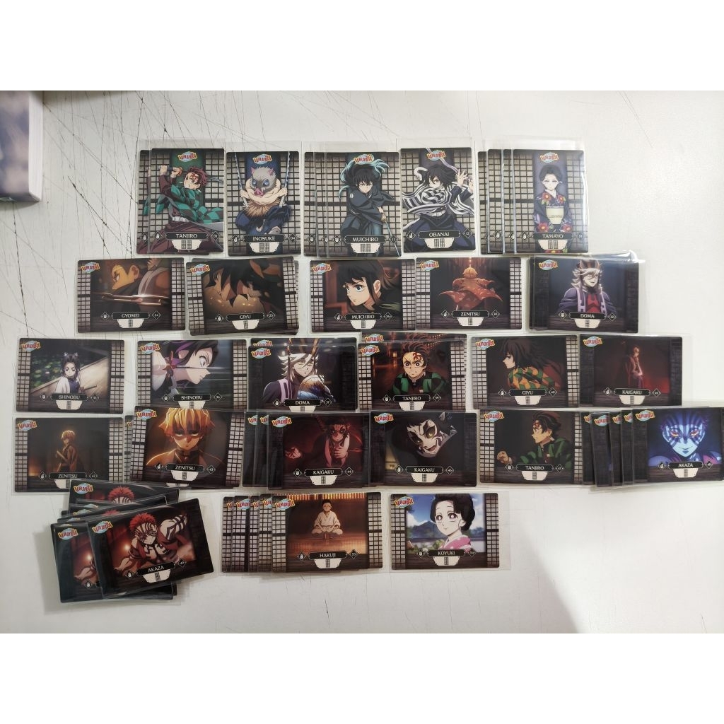 ดาบพิฆาตอสูร ภาคปราสาทไร้ขอบเขต การ์ดแคมปัส ระดับ Common / Rare No.01-57 ขายแยกใบ ลิขสิทธิ์แท้