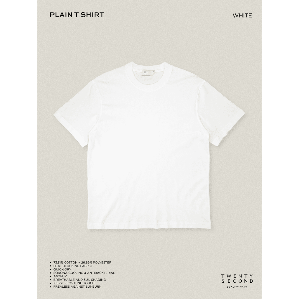 Twentysecond เสื้อยืดแขนสั้นผ้า Sorona