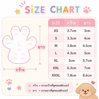 สติ๊กเกอร์ สำหรับแปะ เท้าสุนัข กันลื่น สำหรับเดินในบ้าน (1 ชุดมี 4 ชิ้น + แถมแผ่นแอลกอฮอล์สำหรับเช็ดอุ้งเท้า)