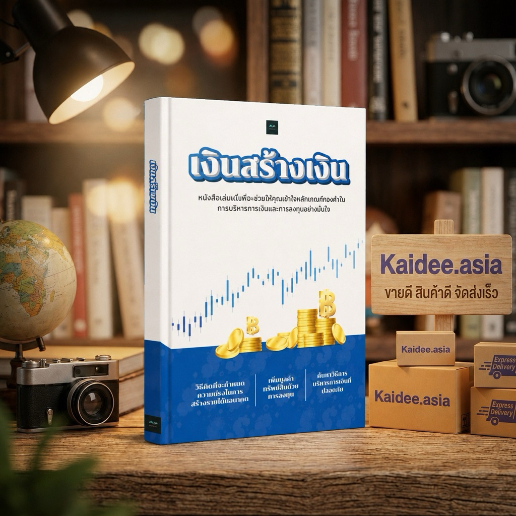✅ หนังสือขายดี เงินสร้างเงิน รู้วิธีเพิ่มรายได้ ทำให้เงินงอกเงย โดยไม่ต้องใช้แรง แค่เปลี่ยนความคิด!