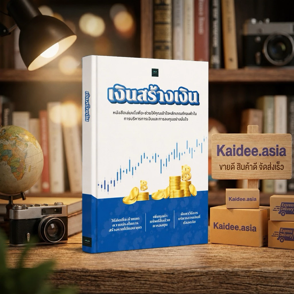 ✅ หนังสือขายดี เงินสร้างเงิน รู้วิธีเพิ่มรายได้ ทำให้เงินงอกเงย โดยไม่ต้องใช้แรง แค่เปลี่ยนความคิด!