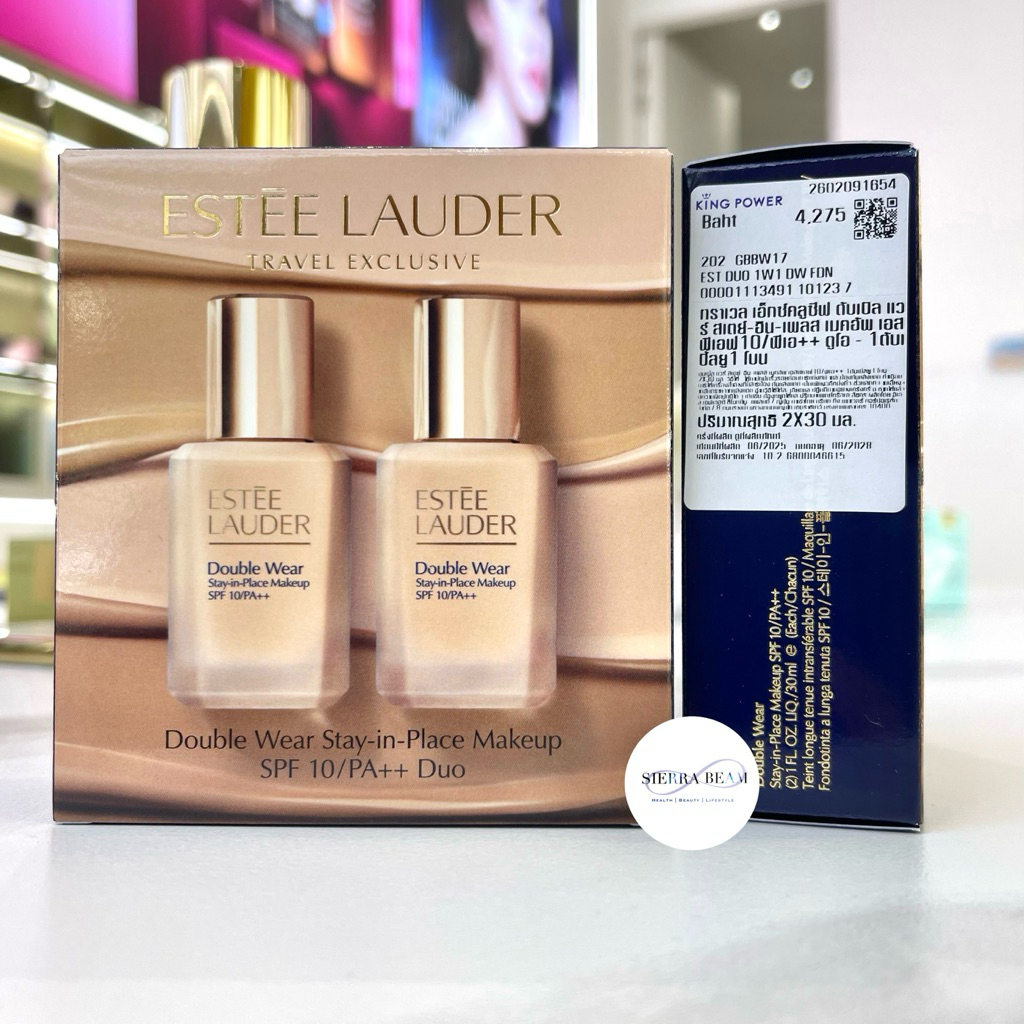 รองพื้น ESTEE LAUDER สูตรใหม่ ✨Double Wear SPF10 PA++ 30 ml.  แท้จาก Central / King Power