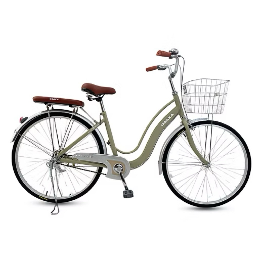 จักรยานแม่บ้าน 26 นิ้ว จักรยานแม่บ้านญี่ปุ่น OSAKA RIKKO XT เกียร์ชิมาโน