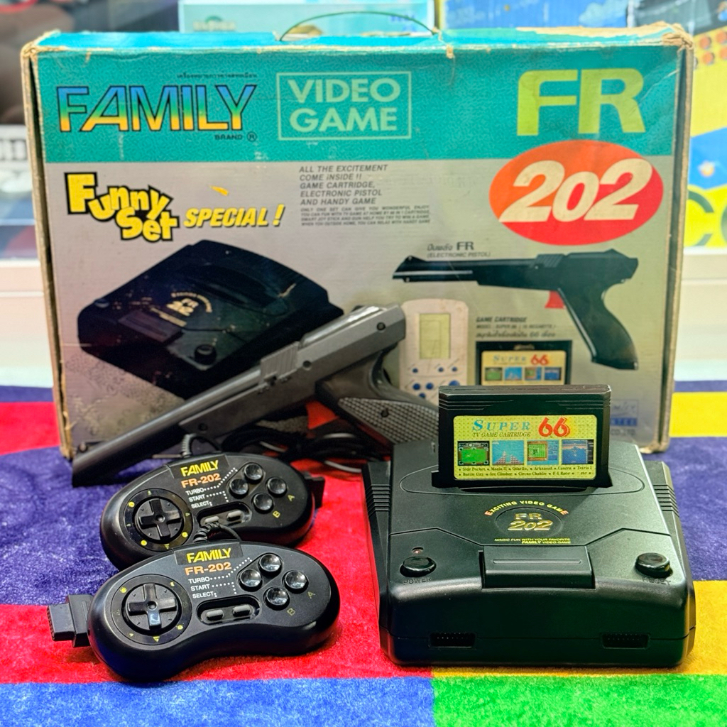 Family FR-202 (Funny Set Special) Boxes✨ เครื่องเล่นเกมตลับ ฟามิลี่แท้📺🎮
