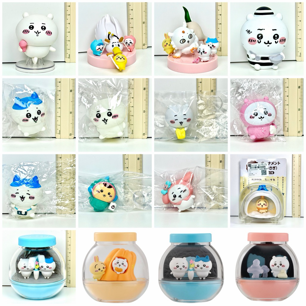 รวมงานฟิกเกอร์หลายขนาด Chiikawa สินค้ามีลิขสิทธิ์แท้ทุกชิ้น มีตราปั้มทุกชิ้น