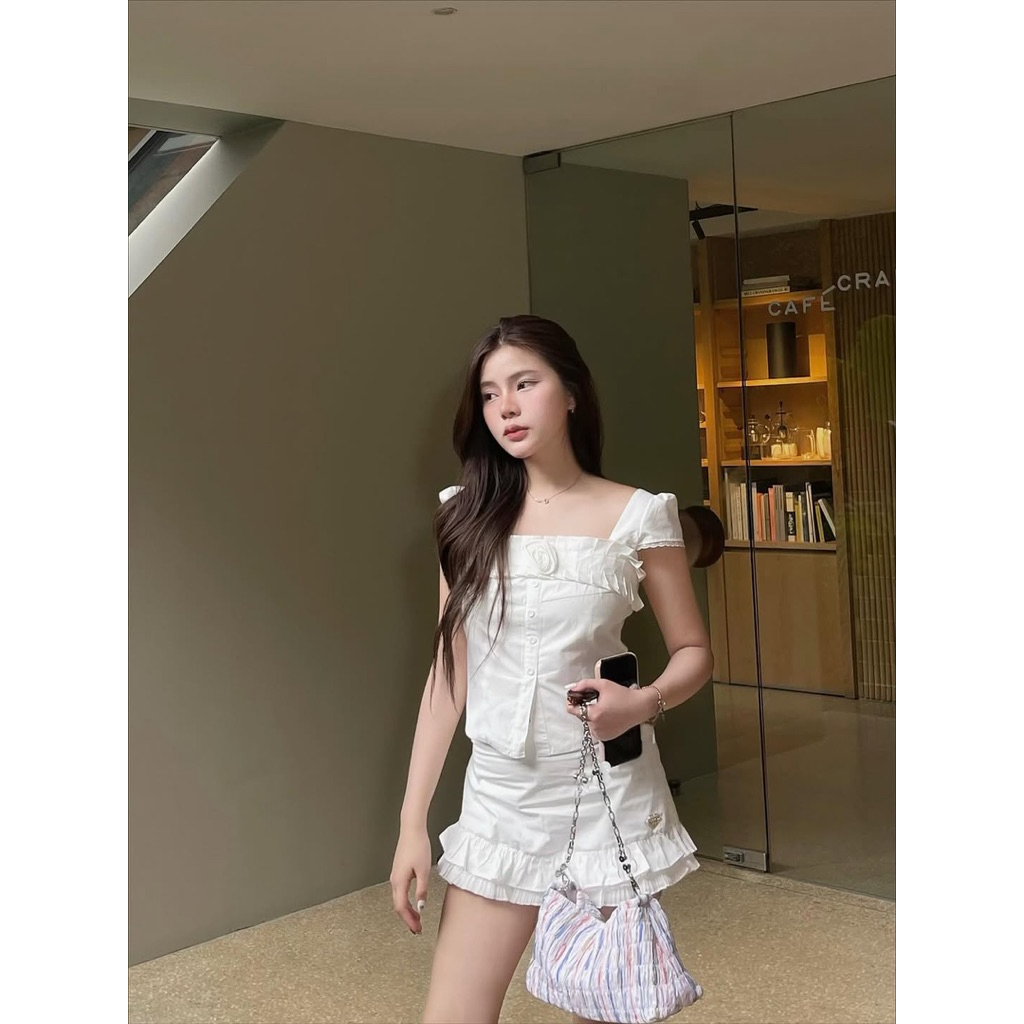พร้อมส่ง Bonnie Top - Everymay เสื้อแขนตุ๊กตา