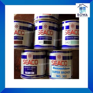 รวมสีน้ำมัน SEACO Synthetic enamel high gloss ขนาด 0.9 ลิตร | Bowaonshop