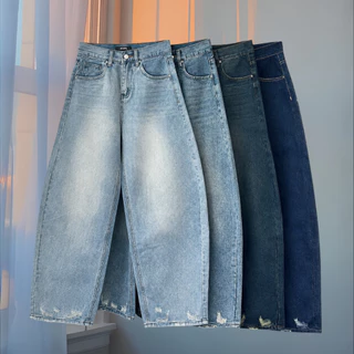 ATIPA - Sloane Barrel Jeans | กางเกงยีนส์ขายาว เอวสูง ทรง Barrel Leg ขากว้างโค้งสวย