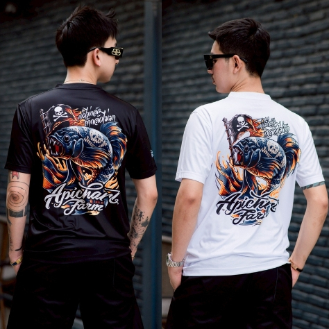 SET อภิชาติฟาร์ม รุ่น ปลากัดสายโหด (เสื้อ+กางเกง)