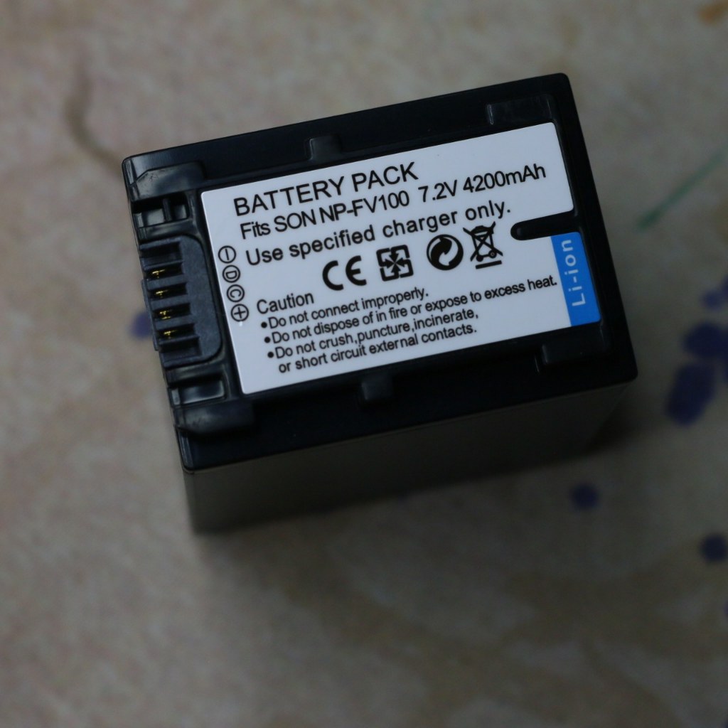 NP-FV100 FV100 Battery for Sony Camera CX190B CX200B CX210B 260V PJ200 PJ260V