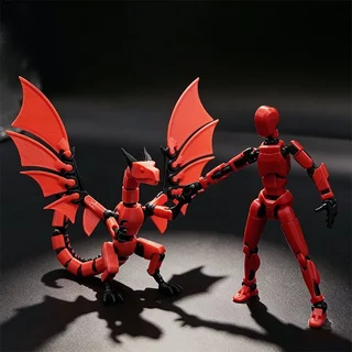 [เก็บเงินปลายทาง]โมเดลมังกร 3D ของเล่นตัวต่อ มีหลายขนาดให้เลือก มังกรบินข้อต่อขยับได้ ของขวัญ DIY