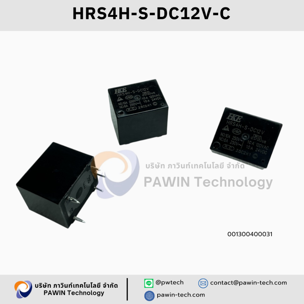HRS4H-S-DC12V 1ชุดมีจำนวน 5ชิ้น