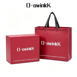 O-owinkK กล่องของขวัญ+ถุงของขวัญ ชุดเซตบรรจุของขวัญสีแดงหรูหรา เหมาะแพ็คของขวัญวันเกิด เทศกาลต่างๆ