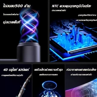 🔥รับประกัน 5 ปี🔥ไดร์เป่าผม 2600W ที่เป่าผม Hair dryer ลมแรง เสริมไอออนลบบำรุงเส้นผม ปรับได้ทั้งลมร้อน/ลมเย็น ส่งฟรี 📦