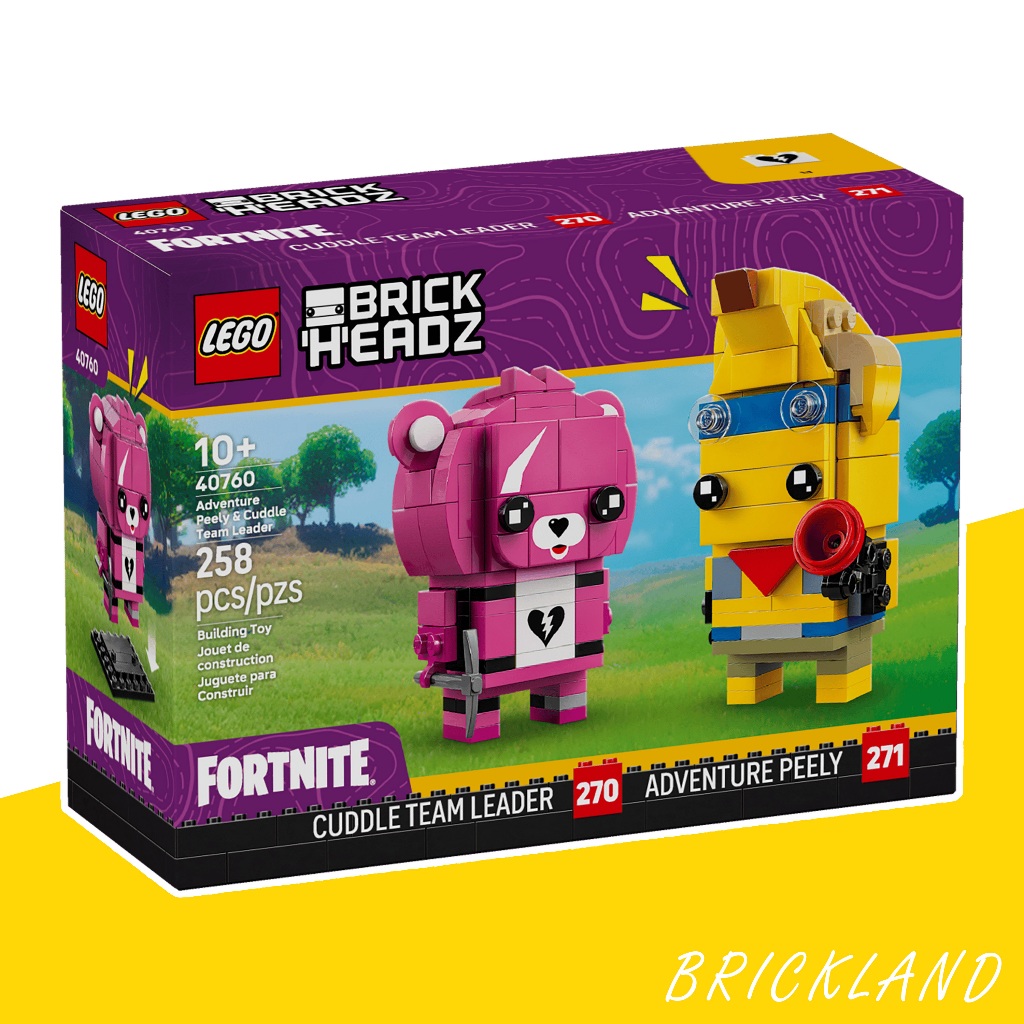 LEGO BrickHeadz 40760 Fortnite Adventure Peely Cuddle Team Leader ของแท้ 100% พร้อมส่ง
