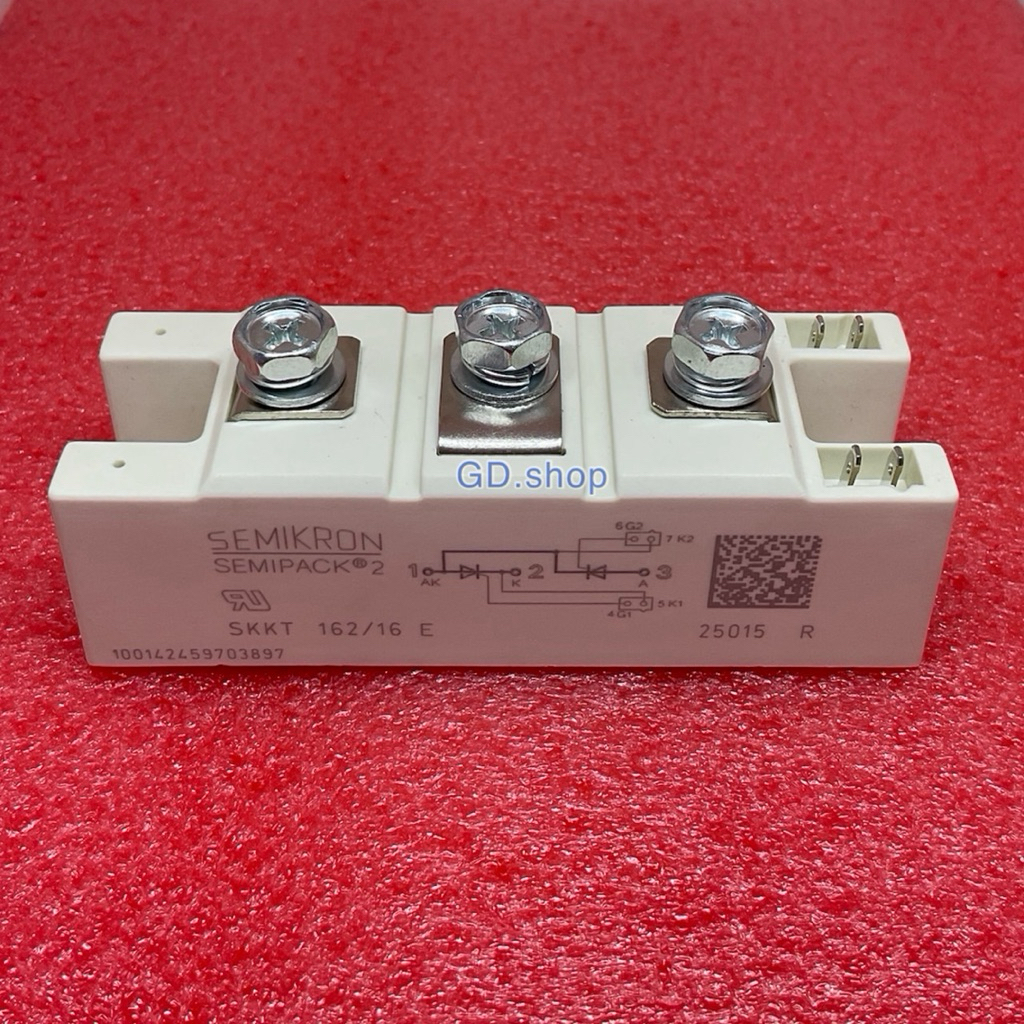 SKKT162/16E SEMIKRON thyristor module 1600V 160A SKKT 162/16E (ของใหม่) พร้อมส่ง