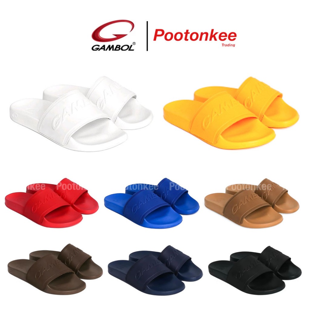 GAMBOL แกมโบล รองเท้าแตะหนีบชายหญิง รุ่น GW/GM 42155 Size 36-44