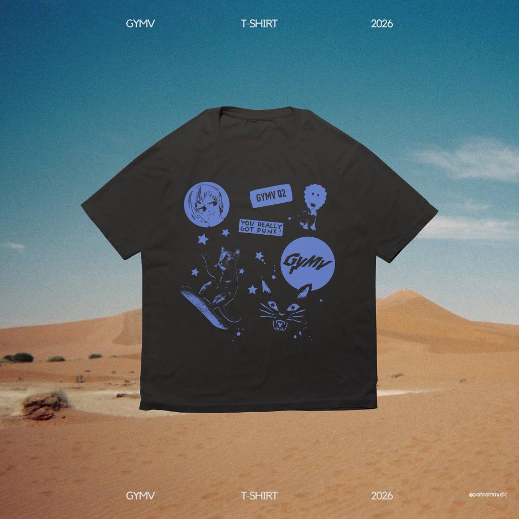 เสื้อวง GYMV (ปี 2026) - เสื้อสีดำแขนสั้น