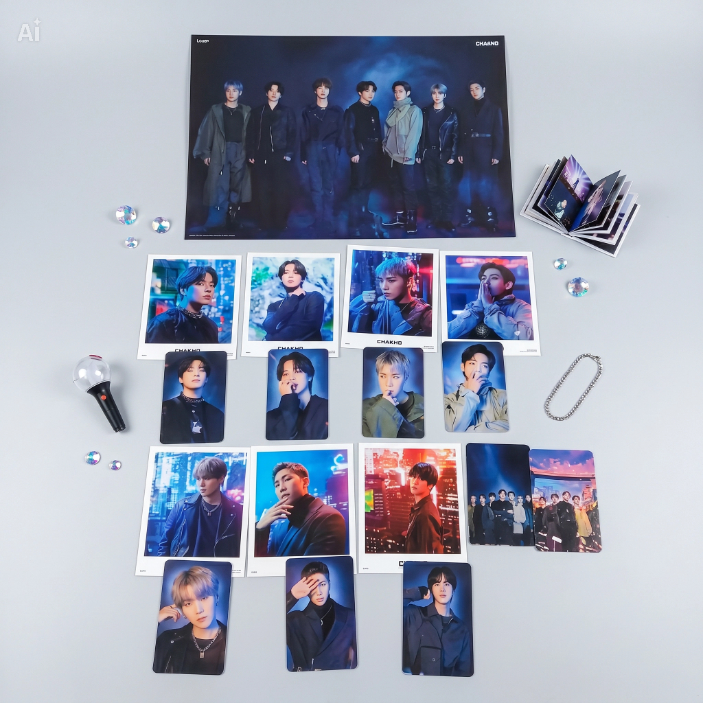 การ์ด BTS งานแท้ นิยาย 7FATES_CHAKHO   3 เล่มจบ #7FATES_CHAKHO   /: HYBE เจ็ดชะตาผู้ล่าพยัคฆ์ Bts 7F