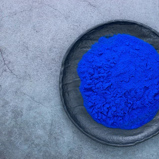 ผงสาหร่ายสไปรูลิน่าสีฟ้า 100% (Blue Spirulina Powder) ขนาด 50 กรัม