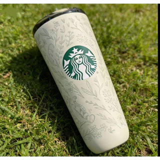 Starbucks แก้วน้ำสแตนเลสสตีลแบบสุญญากาศลายกราฟฟิตี้ดอกซากุระ 550ml ร่วมมือกัน แบบจำกัด พร้อมความสวยงามสูงและความจุใหญ่