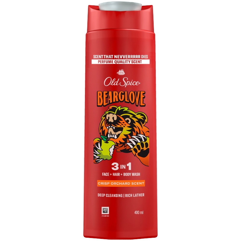 OLD SPICE โอลด์สไปซ์แบร์โกล์ฟบอดี้แฮร์เฟซวอช 400มล. [8001090533869]