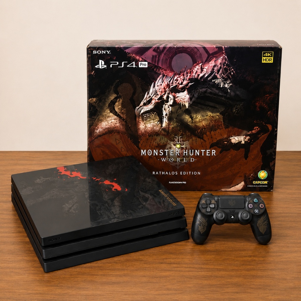 PlayStation 4 PS4 Pro/PS4 Slim  /PS4 Fat เครื่องเกมมือสอง Sony พร้อมเล่น สายมืด สายเเท้เลือกได้