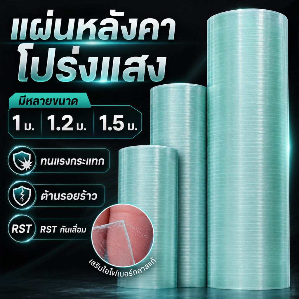 *ทนทาน*หลังคาใส ผ้าใบกันน้ำ ทนแดด ความต้านทานแรงดันสูง โปร่งแสง กระเบื้องหลังคา แผ่นหลังคาโปร่งแสง แผ่นหลังคา