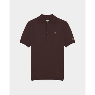 S26MD SMILEYHOUND KNITTED POLO SHIRT EMBROIDERED LOGO