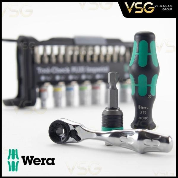 WERA Tool-Check PLUS [ชุด 39 ชิ้น], Bits assortment wetsith ratchet + sock (แท้จากเยอรมัน)