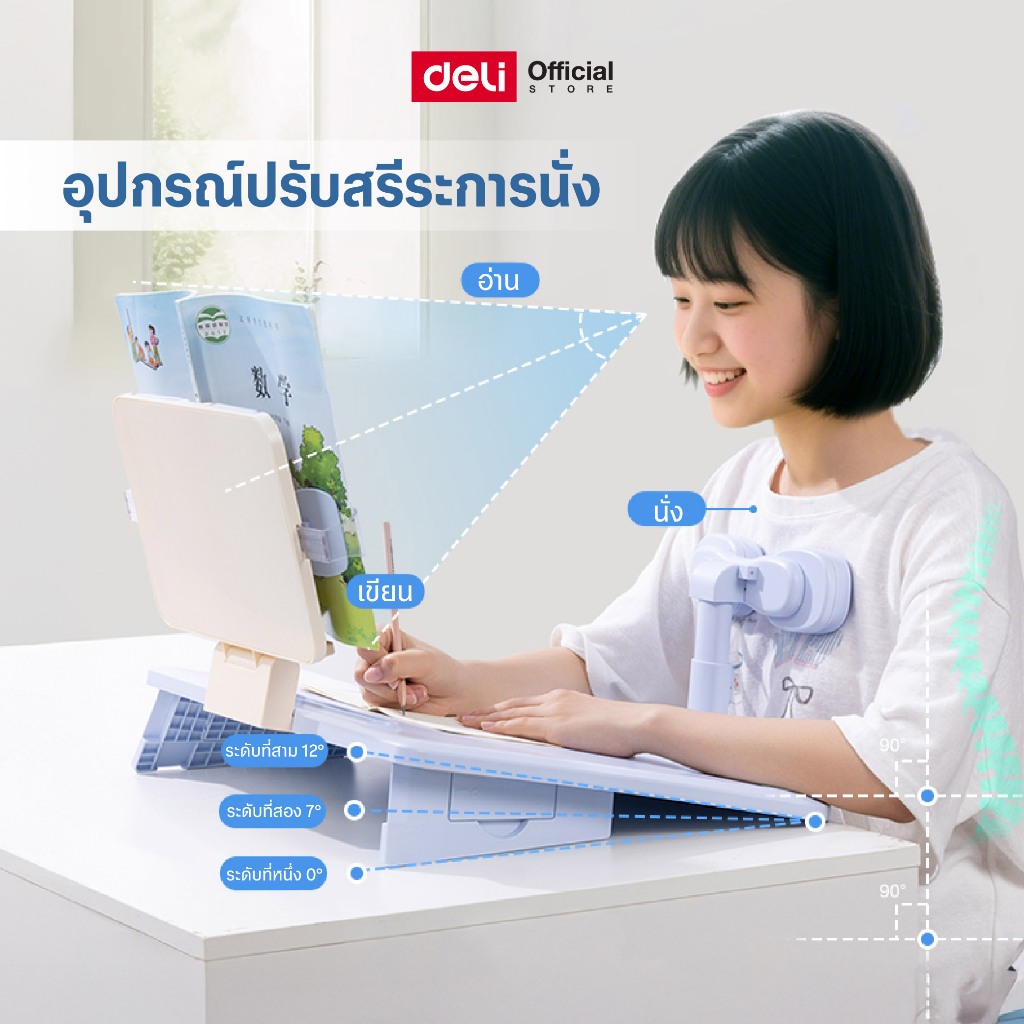 อุปกรณ์การปรับสรีระการนั่ง Deli รุ่น YX158 / YX164 / YX172 / YX172 หลายรุ่น หลายแบบ (จำหน่าย 1 ชิ้น)