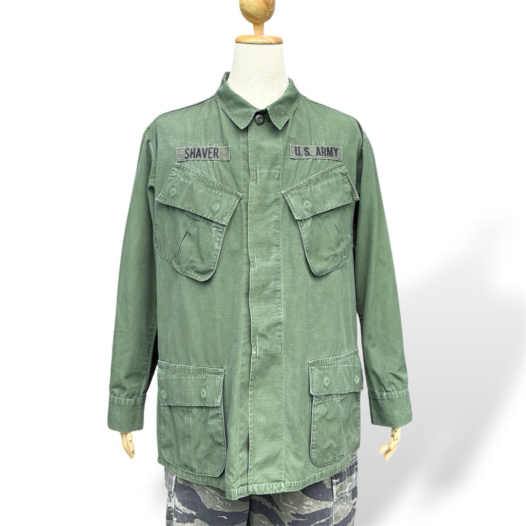 เสื้อทหารกระเป๋าเฉียง OG 107 รุ่น 5 ปี1969 (รอบอก 48“)