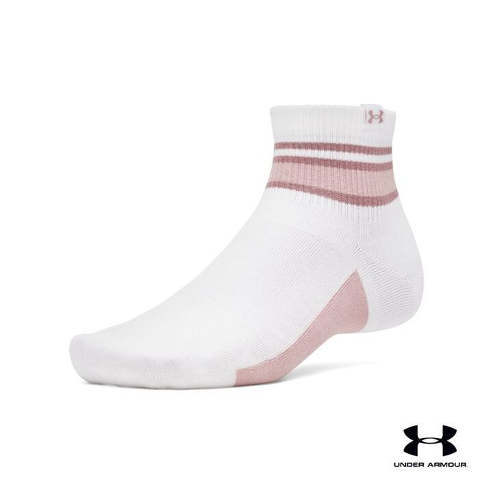 Under Armour ถุงเท้าหุ้มข้อ แพ็ก 3 คู่ UA Sportstyle Cotton Unisex