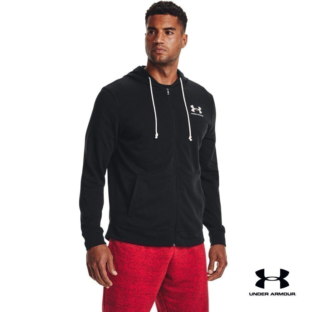 Under Armour UA Men's Rival Terry Full-Zip อันเดอร์ อาร์เมอร์ เสื้อออกกำลังกาย สำหรับเพศชาย