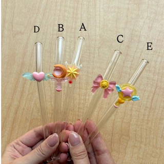 BON BON projects - Sailormoon short straw - หลอดแก้วชนิดสั้นลายเซเลอมูน