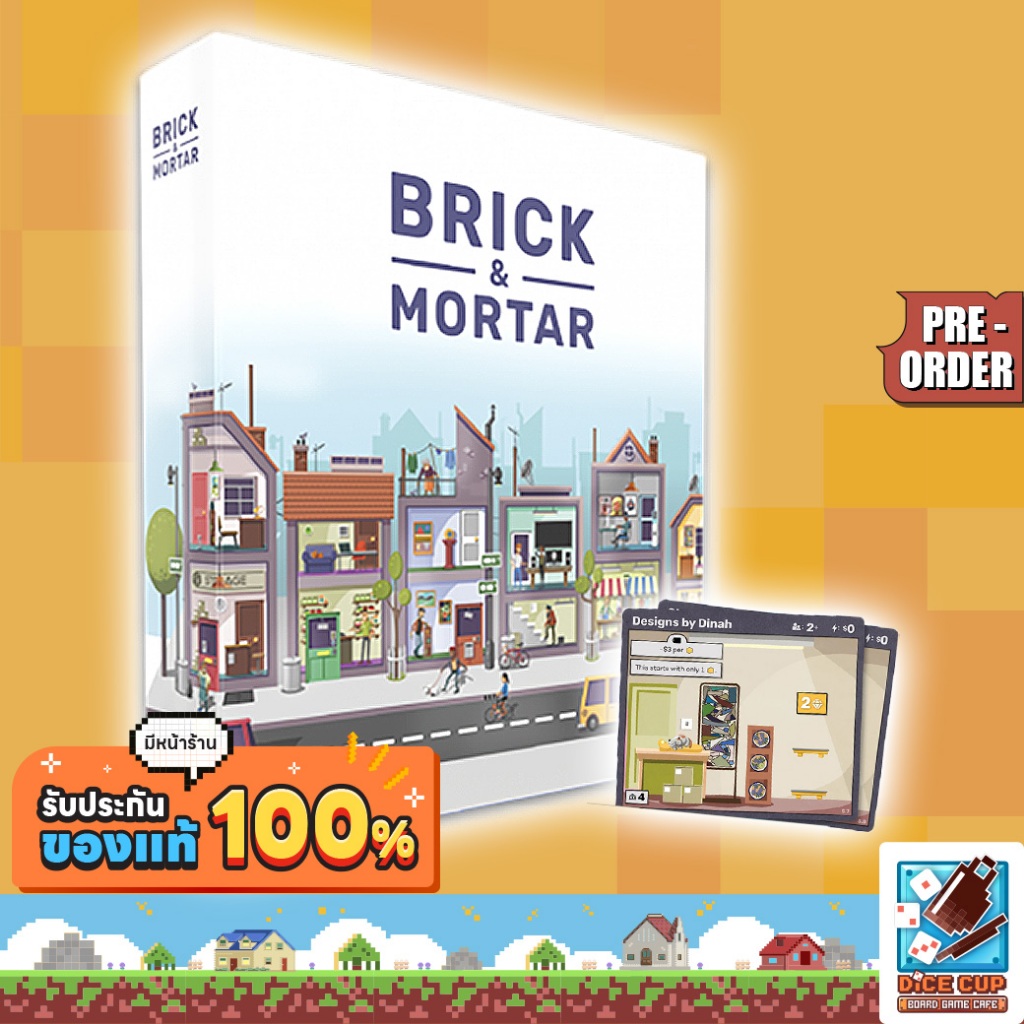 [พรีออเดอร์ ของแท้] Brick & Mortar + Brick & Mortar Kickstarter Promo Cards [Wave 2] Board Game