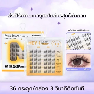 BLOOMIFY ขนตาปลอมกาวในตัว และแบบทากาว 👁️ เอฟเฟกต์ตาดูโต 💪 ติดทน ♻️ ใช้ซ้ำได้ (มี 2 แบบให้เลือก)
