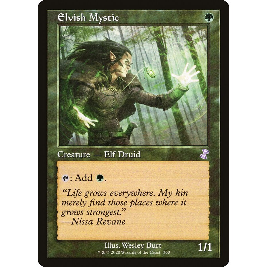 [Time Spiral Remastered] - (TSR) - (S) - [Elvish Mystic] - [2021]