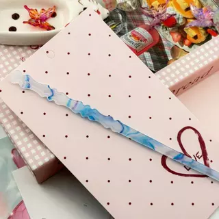 ปิ่นปักผมเรซิ่นจีน ปิ่นจีน ฐานปิ่น ยาว 17-18 cm. สำหรับตกแต่งเครื่องประดับแฮนด์เมด ขายเป็นชิ้น DIY