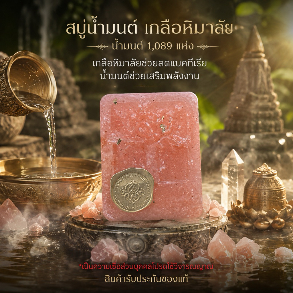 สบู่น้ำมนต์เกลือหิมาลัย