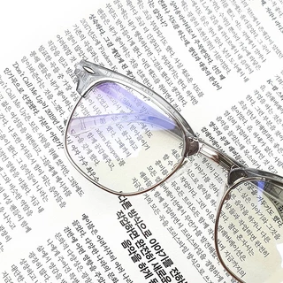 ALP แว่นกรองแสงสีฟ้า Clubmaster แว่นคอมพิวเตอร์ ป้องกันรังสีUVA, UVB, UV 400 ALP-BB0036
