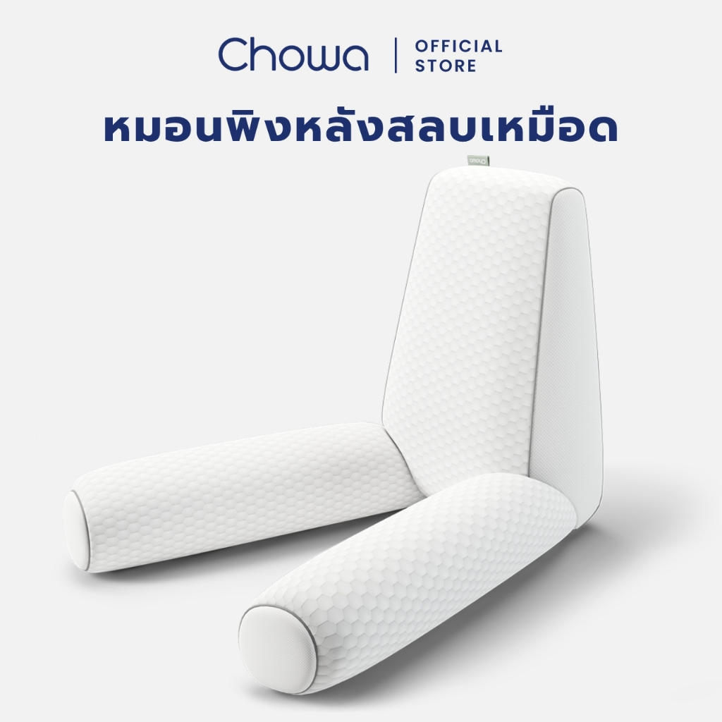 Chowa หมอนพิงหลังสลบเหมือด หมอนแก้ปวดหลัง หมอนข้างใบยักษ์จากเกาหลี