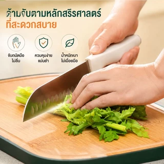 ชุดมีดทำครัว 5 ชิ้น มีดสแตนเลสความแม่นยำสูง ประกอบด้วยมีดเชฟ มีดขนมปัง มีดหั่นเนื้อ กรรไกร