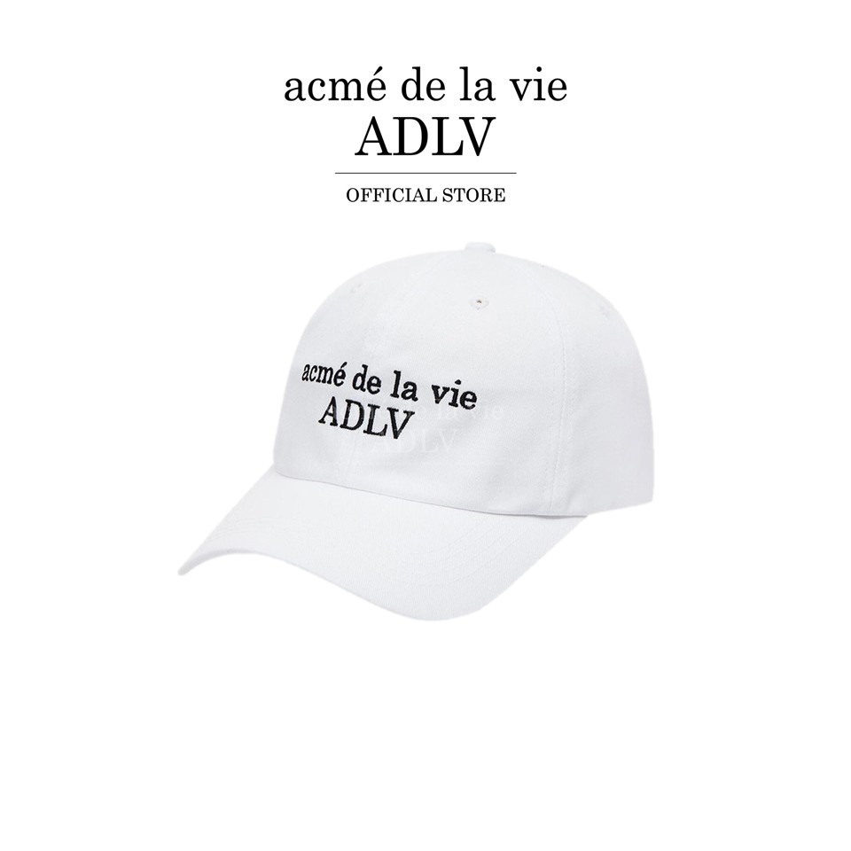 ADLV [acme de la vie] หมวก รุ่น Basic Ball Cap R White (50011OBSCAU_H5WTXX)