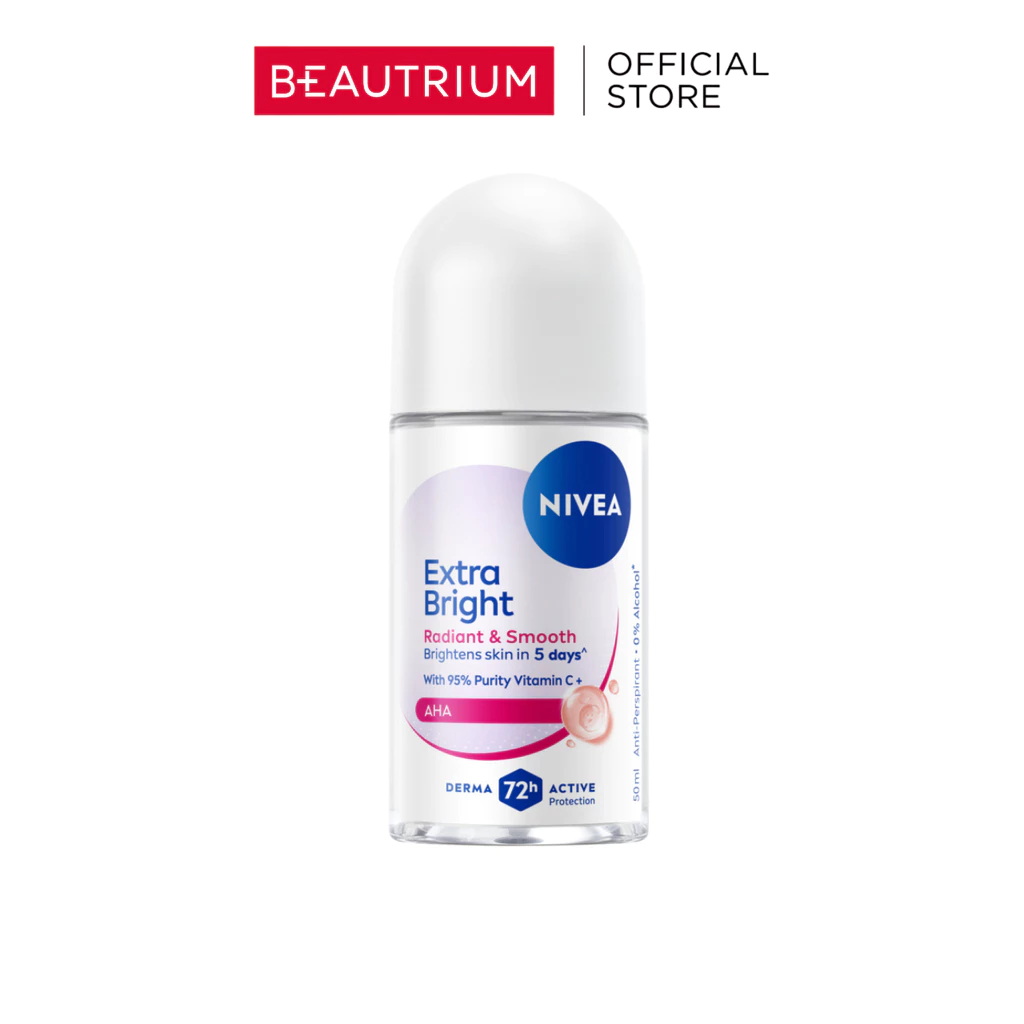 NIVEA Extra Bright Radiant Roll On โรลออนระงับกลิ่นกาย 50ml