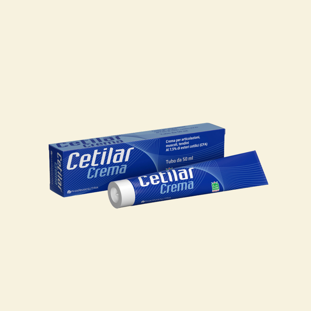 Cetilar 50 ml. ครีมสำหรับทาและนวดบรรเทาอาการปวดข้อต่อ กล้ามเนื้อและเส้นเอ็น