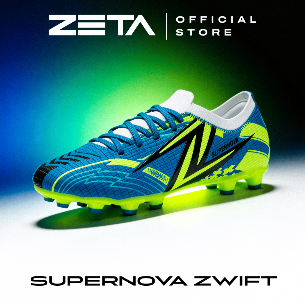 ZETA ซีต้า รองเท้าฟุตบอล รุ่น SUPERNOVA ZWIFT *น้ำหนักเบา นุ่ม ทนทาน*